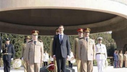 President Assad takes command of the military forces